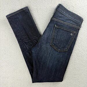 Rag & Bone Jeans Mens 29 x 32 Pants Indigo Blue Fit 2 Slim Dark Wash Denim USA 1